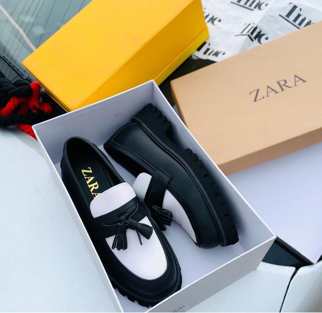 Zara Tassel Loafers